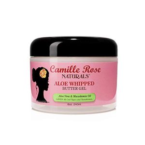Camille Rose Aloe Whipped Butter Gel 8 oz for All Hair Types Moisture Light Hold