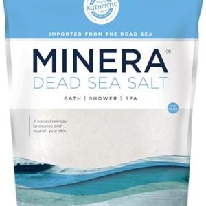 Minera 10 lbs Pure Dead Sea Salt, Fine Grain, Unscented
