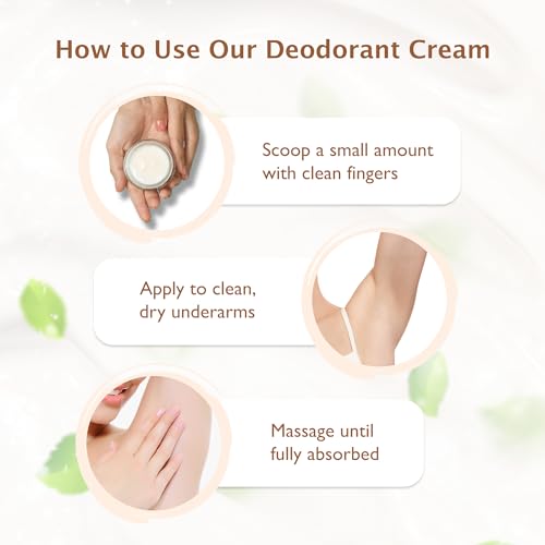 ECO ROOTS Vegan Organic Coconut Scent Deodorant Cream Natural Formula 2 oz Size - Image 5