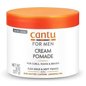 Cantu Men’s Cream Pomade, 8 oz, Flex Hold (Packaging Varies)