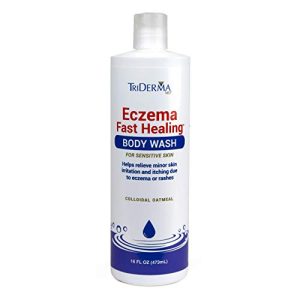 TriDerma Eczema Body Wash for Sensitive Skin 16 oz Gentle Formula