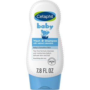 Cetaphil Tear-Free Hypoallergenic Baby Shampoo and Body Wash 7.8oz with Calendula