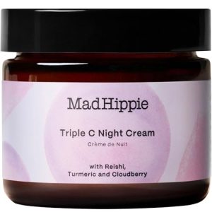 Mad Hippie Triple C Night Cream - Hydrating Anti-Aging Moisturizer, 2.1 Oz + Pillow Pack