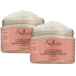 Shea Moisture Coconut & Hibiscus Scrub, 12 Oz (2-Pack)