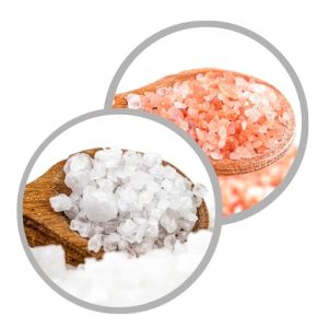 2-Pack: Mediterranean Sea Salt & Himalayan Pink Salt (1 lb)