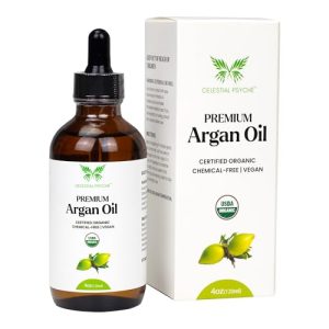 USDA Organic Argan Oil 4 Oz - Pure, Vegan, Chemical-Free for Hair & Skin