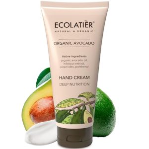 Nourishing Vegan Avocado Hand Cream 97.5% Natural Travel Size 3.1 Fl Oz