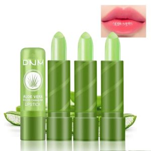 BINGBRUSH Color Changing Lipstick Set, Long-Lasting PH Moisturizing Balm (3 Count)