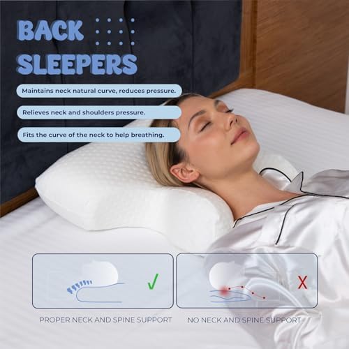 Dual Side Beauty Pillow: 2-in-1 Anti-Aging Memory Foam for Neck Support - Image 4