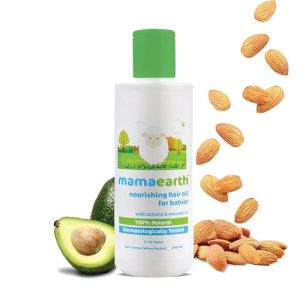 Mamaearth Baby Nourishing Hair Oil, 6.67 Fl Oz