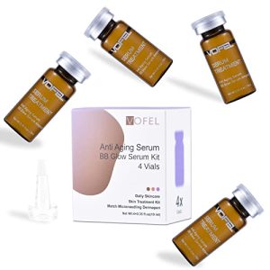 Hyaluronic Acid Anti-Aging Serum for Microneedling BB Glow, 0.35 oz, 4 Vials