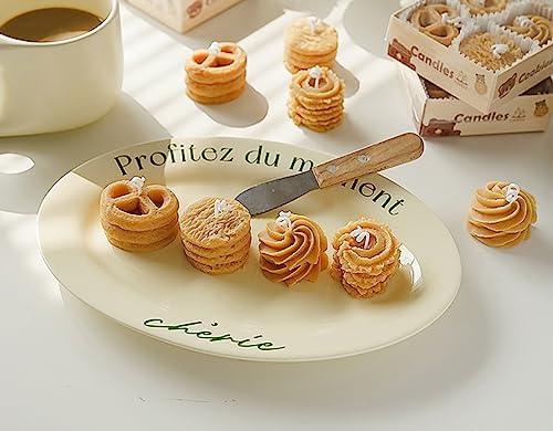 4-Pack Cookie-Shaped Scented Soy Wax Candles for Relaxation and Decor - Image 6