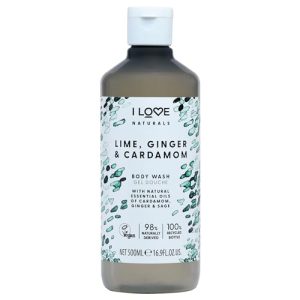 I Love Naturals Lime Ginger Cardamom Body Wash 16.9 oz