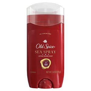 Old Spice Aluminum-Free Deodorant, Sea Spray Scent, 48 Hour Protection, 3 Oz