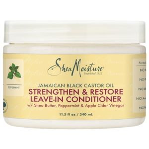 SheaMoisture Jamaican Black Castor Oil Leave-In Conditioner 11.5 Oz Curly Hair Safe