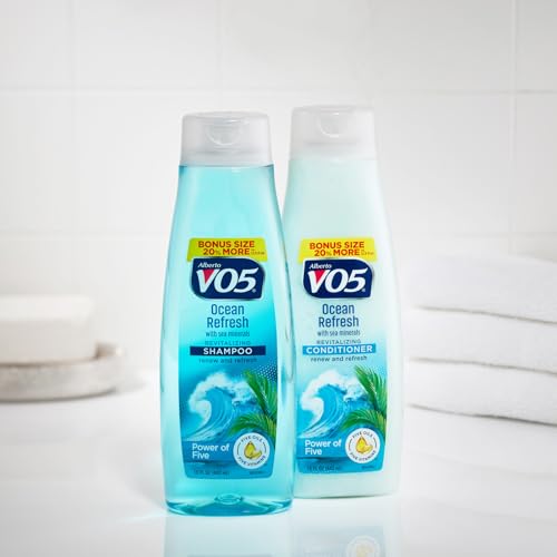 Alberto VO5 Ocean Refresh Conditioner, 15 oz - Revitalizing with Essential Oils & Vitamins - Image 3