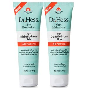 Dr Hess Moisturizer for Diabetic Skin, 4oz - 2 Pack, with Lanolin & Oils