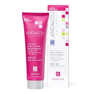 Andalou Naturals 1000 Roses SPF 30 Mineral Sunscreen, 2.7 oz