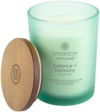 Chesapeake Bay Harmony Water Lily Pear Candle 50-Hour Burn Soy Wax Blend - Image 4