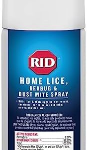 Rid Home Lice and Bed Bug Spray with Permethrin, 5 oz - Kills Lice & Eggs