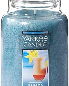 Yankee Candle Bahama Breeze 22oz Large Jar Candle Tropical Scent 110+ Hour Burn