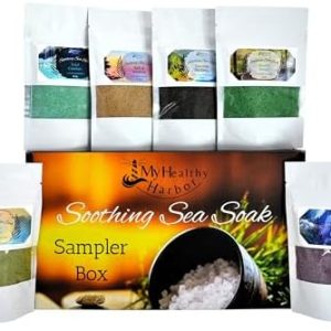 Soothing Sea Soak Sampler Box | 6 Detoxifying Blends