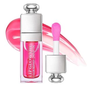 GECOMO Raspberry Lip Oil ? Moisturizing, Non-Sticky, 0.2 OZ