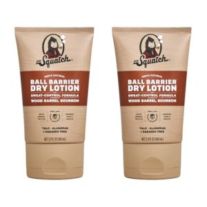 Dr. Squatch Men's Bourbon Scented Ball Barrier Lotion 2-Pack Set