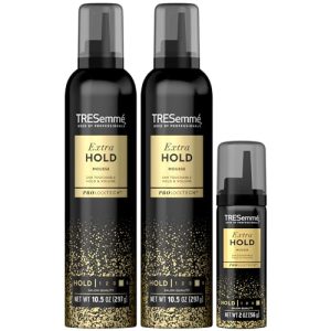 Tresemme Extra Hold Mousse Set - 3 Pieces, 2 Regular & 1 Travel Size