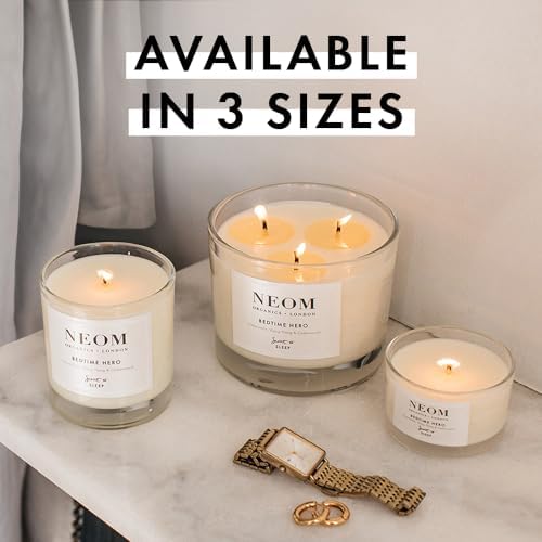 NEOM Happiness Essential Oil Candle 1 Wick Neroli Mimosa Lemon Scent 100g - Image 5