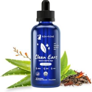 Kin+Kind Organic Dog Ear Cleaner ? 4 fl oz