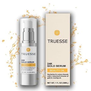 24K Gold Anti-Aging Face Serum for Women with Ayurvedic Oil for Wrinkles 1 fl oz