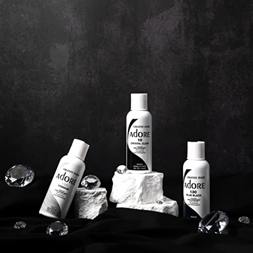 Adore 158 Mystic Gray Semi-Permanent Vegan Hair Color - 4 Fl Oz - Image 5