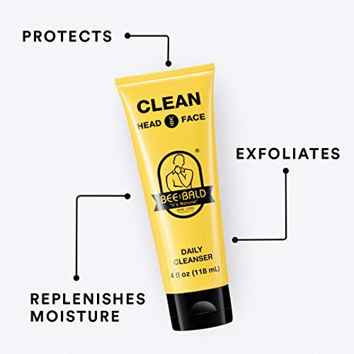 Bee Bald CLEAN Daily Cleanser for Face & Head, 4 oz - Image 9
