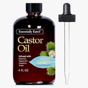 Cator Oil 16 Oz Glass ? Parent 4 Oz Rosemary Peppermint