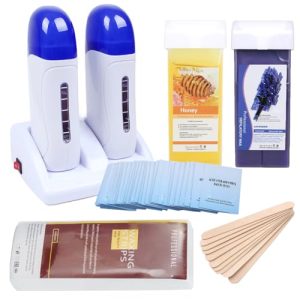 Roll-On Wax Heater Kit with Honey & Lavender Wax