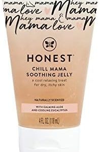 Honest Mama Chill Soothing Jelly | Aloe & Eucalyptus for Itchy Skin | 4 fl oz