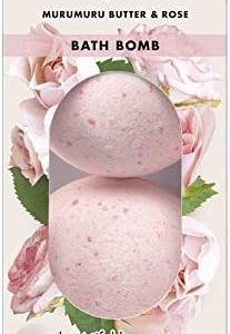 Murumuru Butter Rose Bath Bombs, 2 x 3.9 oz