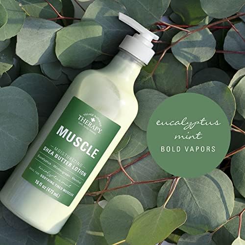 Village Naturals Therapy Eucalyptus Mint Muscle Lotion, 16 fl oz, Pack of 3 - Image 4