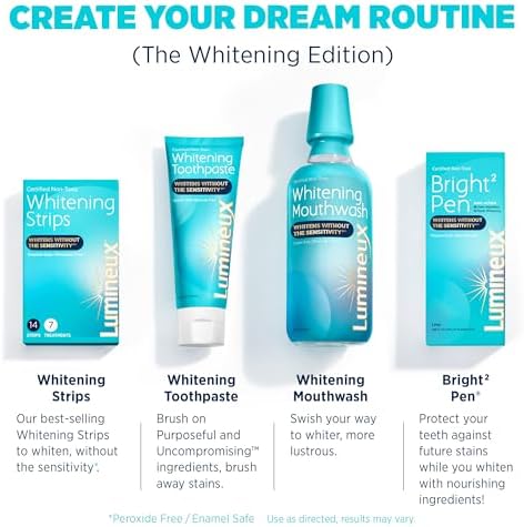 Lumineux Enamel-Safe Teeth Whitening Strips - 7 Non-Toxic, Sensitive-Free Treatments - Image 5