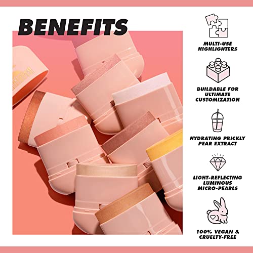 Lime Crime Bondi Highlighter Stick - Deep Bronze, Sheer & Buildable, Vegan - Image 3
