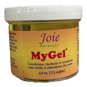 Joie Naturals MyGel 4Oz Hair Gel for Women & Men – Nourishing Edge Control & Braiding Gel