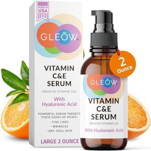 2oz Hydrating and Brightening Vitamin C Serum with Hyaluronic Acid