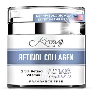 Retinol Anti-Aging Cream with Collagen & Hyaluronic Acid 1.7oz