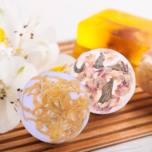 Floral Aromatherapy Bath Bomb Set, 6 Scents - Image 4