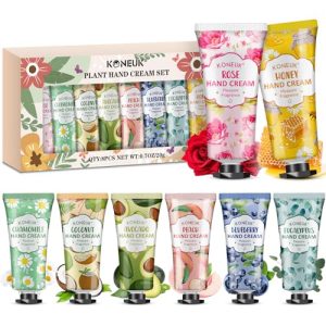 8-Pack Mini Hand Cream Set for Women - Travel Size Lotion Gifts