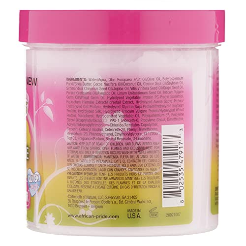African Pride Dream Kids Olive Miracle Leave-In Conditioner, 15 Oz - Moisturizes Curls - Image 4