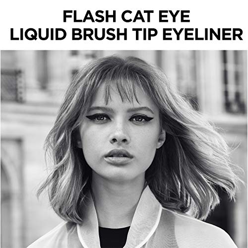 L'Oreal Paris Infallible Flash Cat Eye Waterproof Liquid Eyeliner, Black, 0.44 oz - Image 12