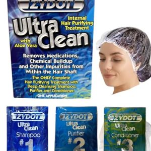 Zydot Ultra Clean 1.5 oz Capacity Hair Detoxification Shampoo Kit