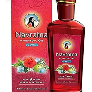 Ayurvedic Cool Oil with 9 Herbs for Headache & Body Ache Relief - 200ml